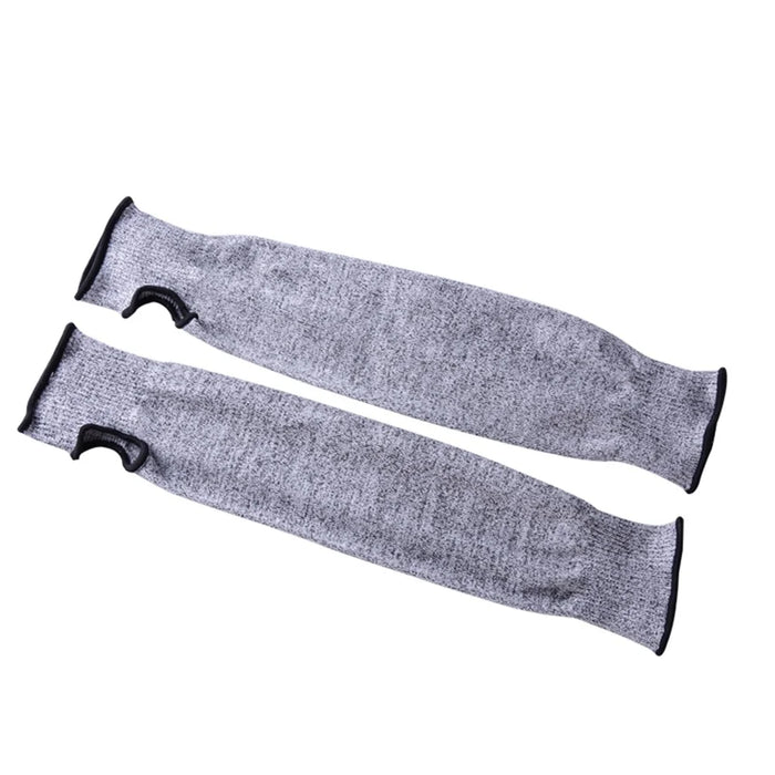 1 Pair Anti Cut Resistant Sleeves Arm Safety Sleeves Slash Resistant 35cm Length - 1