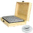 Wood Coins Storage Box Case for Slab Certified Coin with 50 Capsules - 3