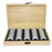Wood Coins Storage Box Case for Slab Certified Coin with 50 Capsules - 7