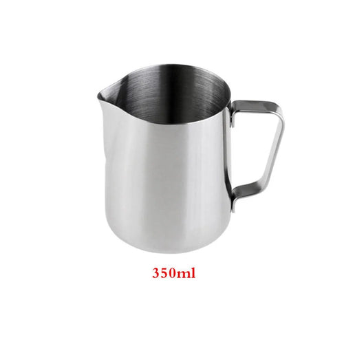 Stainless Steel Milk Frothing Jug Frother Coffee Latte Container Metal Pitcher Cup Mug - 350ml - 1