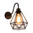 LED Home Restaurant Bedroom Retro Cafe Indoor Wall Light Lamp [Without Bulb] - 1