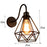 LED Home Restaurant Bedroom Retro Cafe Indoor Wall Light Lamp [Without Bulb] - 3