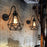 LED Home Restaurant Bedroom Retro Cafe Indoor Wall Light Lamp [Without Bulb] - 5