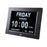For The Elderly 8-inch Digital Super Large Characters LED Electronic Calendar Alarm Clock - US Plug/Black - 1