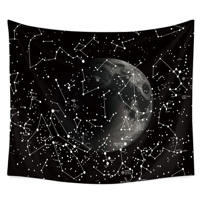 Constellation Tapestry Mandala Tapestry Wall Hanging Space Planet Wall Decor Beach Towel - 150x200cm - 2