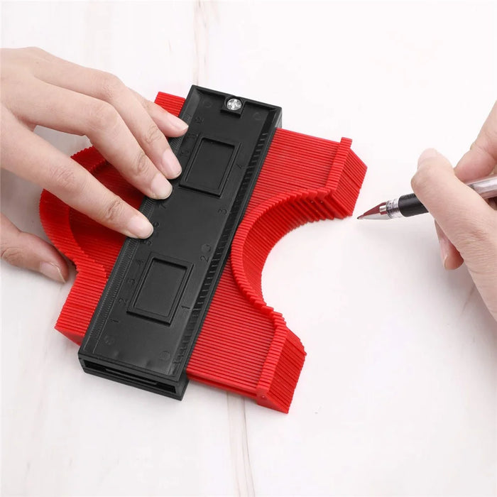 Universal Energy Irregular Radio Scale Profile Gauge Measuring Tool - Red/5-inch - 3