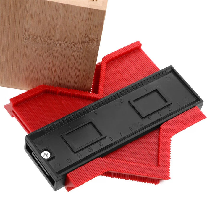 Universal Energy Irregular Radio Scale Profile Gauge Measuring Tool - Red/5-inch - 6