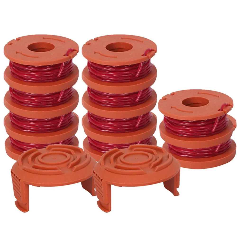 WORX WA0010 Mower Accessory Tool 10 PCS Spool+ 2 PCS Spool Cap - 1