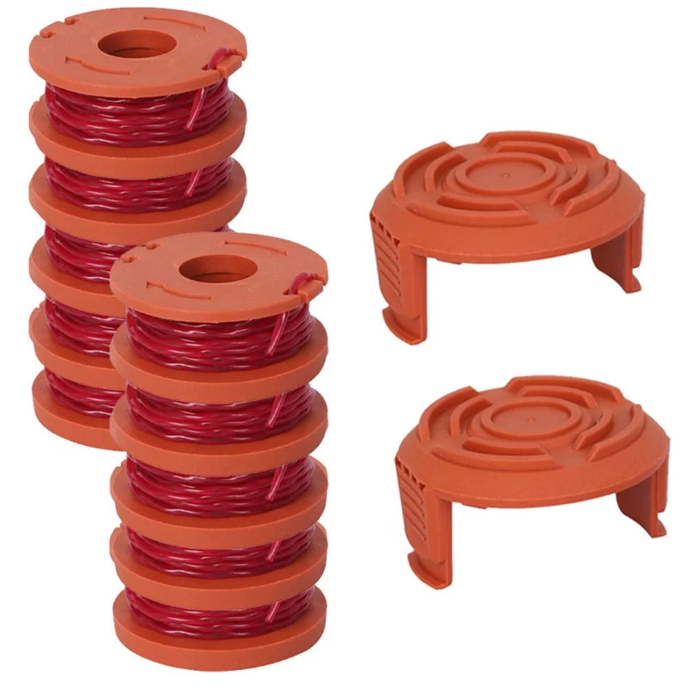 WORX WA0010 Mower Accessory Tool 10 PCS Spool+ 2 PCS Spool Cap - 6