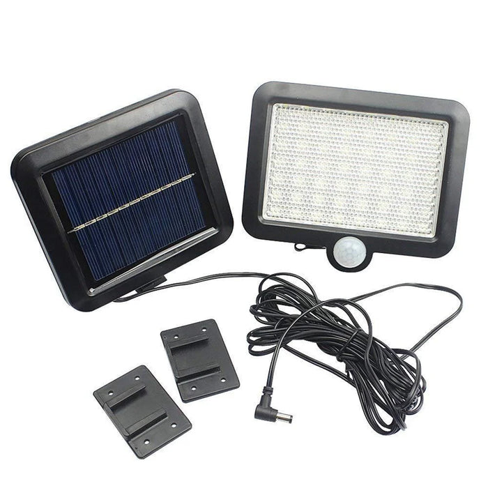 56-LED Solar Powered PIR Motion Sensor Outdoor Garden Light Security Flood Lamp - 5
