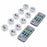 10Pcs 3cm Submersible RGB Color LED Light Lamp Waterproof Underwater Light with 2 Remote Controls for Vase Fishtank Wedding - 3