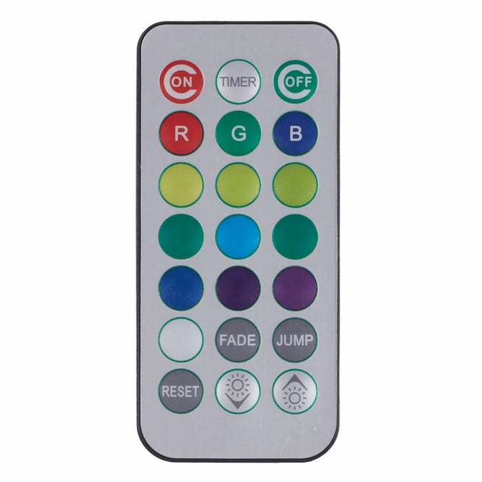 10Pcs 3cm Submersible RGB Color LED Light Lamp Waterproof Underwater Light with 2 Remote Controls for Vase Fishtank Wedding - 5