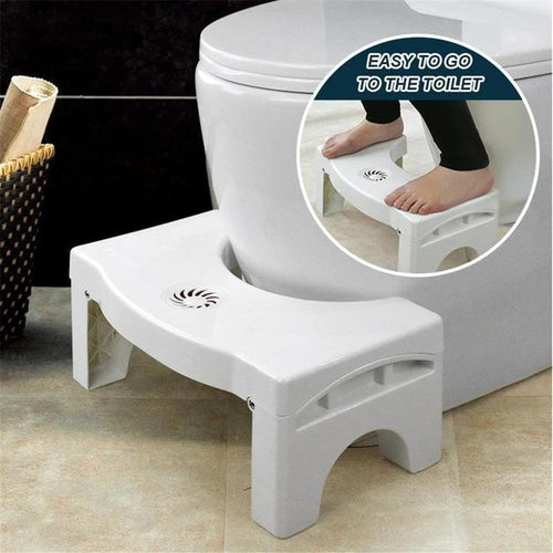 Foldable Squatty Potty Toilet Anti Constipation Step Stool Plastic Thickened - 1