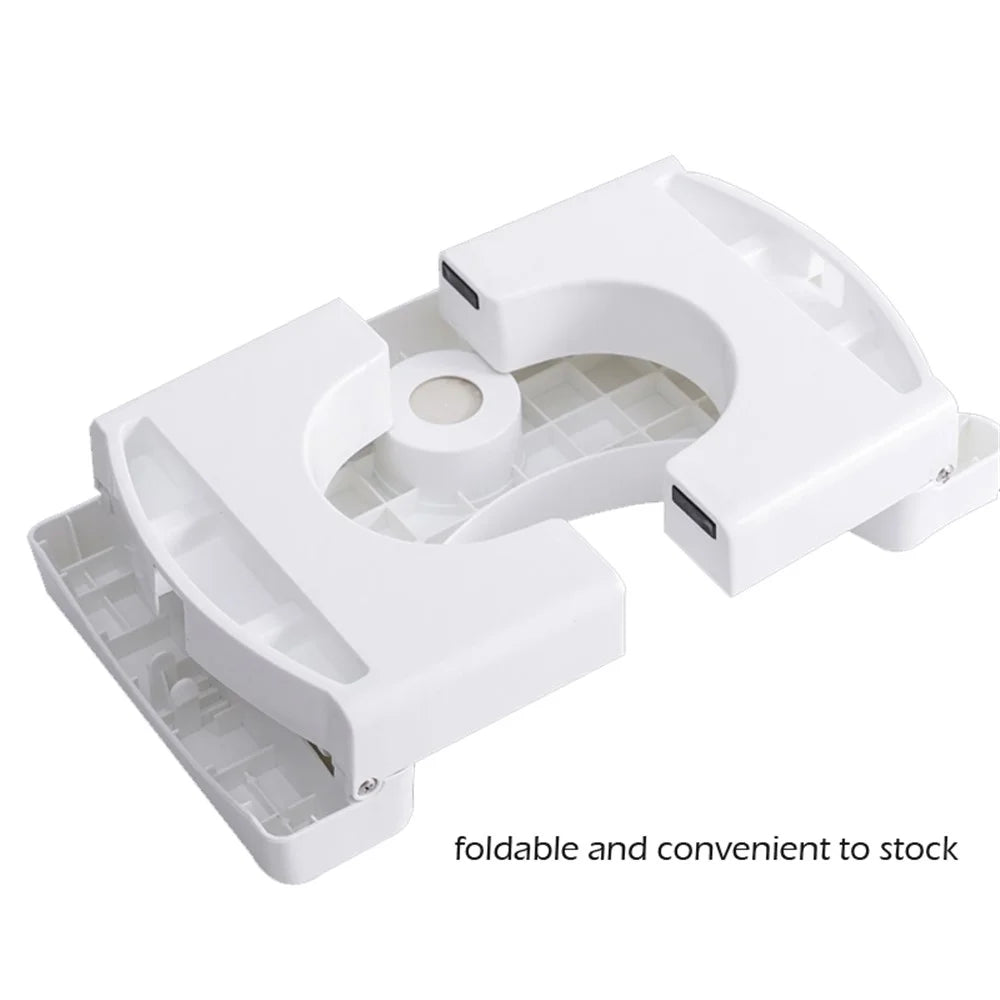 Foldable Squatty Potty Toilet Anti Constipation Step Stool Plastic Thickened - 4