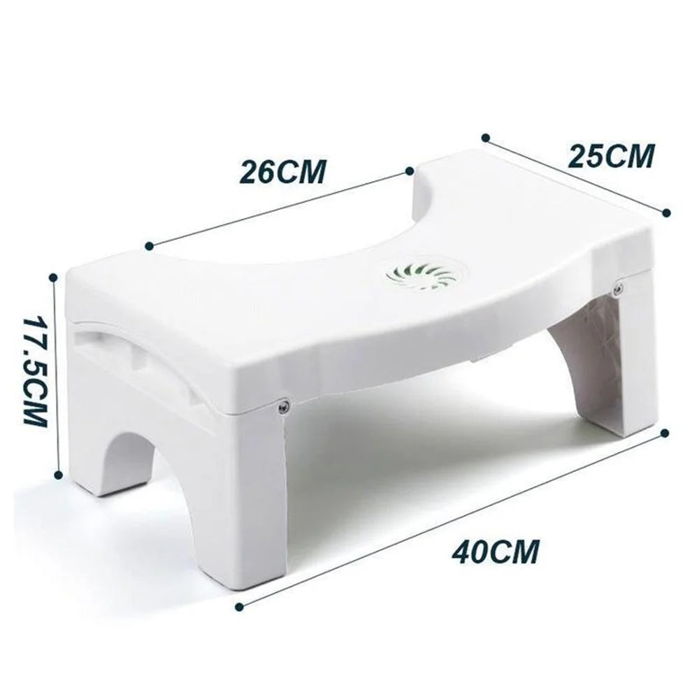 Foldable Squatty Potty Toilet Anti Constipation Step Stool Plastic Thickened - 6