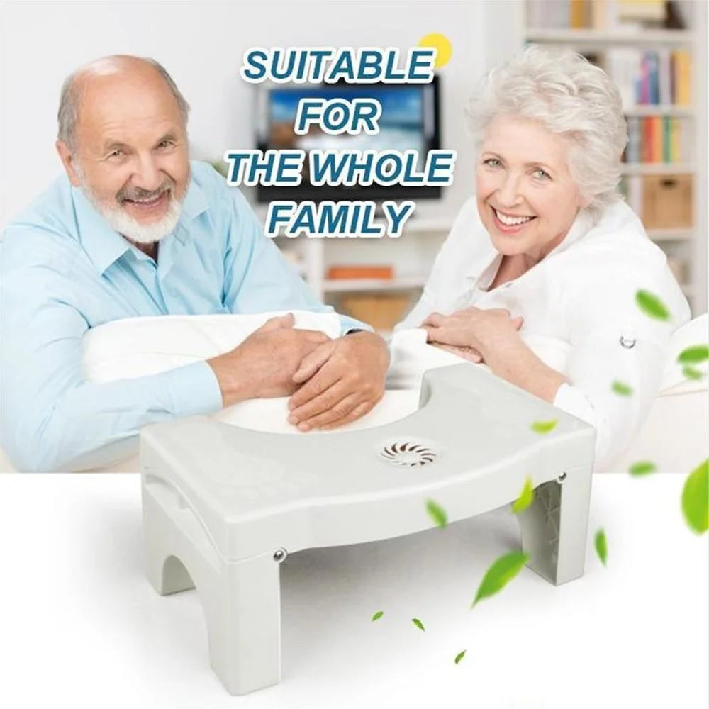 Foldable Squatty Potty Toilet Anti Constipation Step Stool Plastic Thickened - 7