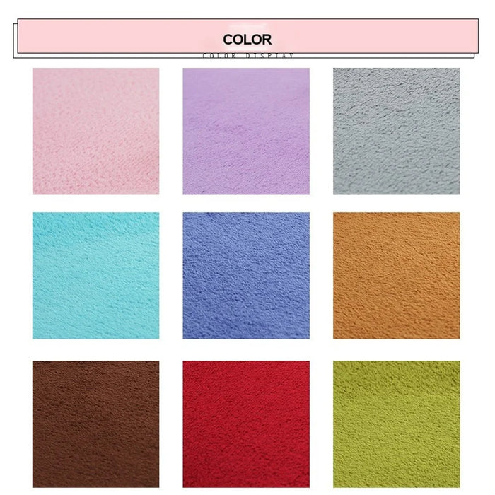 Coral Velvet Soft Mat Non-slip Bathroom Pad Bedroom Floor Rug Carpet 40 x 60cm - Green - 4