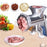 Manual Meat Grinder and Sausage Stuffer Meat Grinder Mincer Pasta Maker Crank - Silver - 3