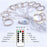 3mx2m 200-LED Fairy String Light Christmas Wedding Party Decoration Gift USB 8-Mode Curtain Window LED Light - White - 6