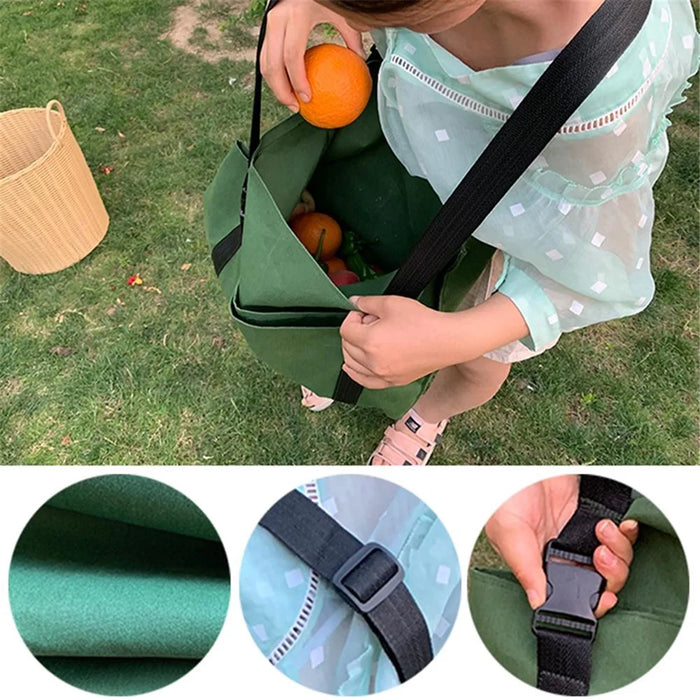 Multi-purpose Harvest Garden Apron Fruit Picking Bag, Size: 50 x 80cm - 3
