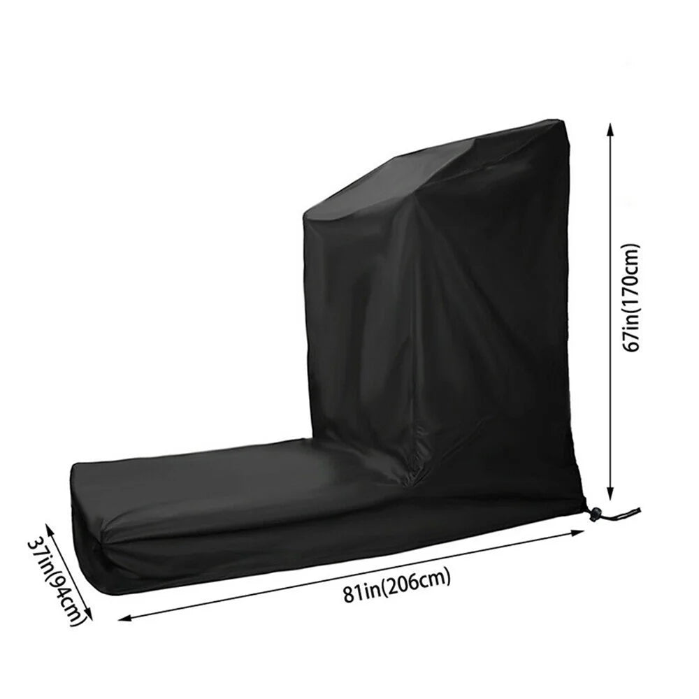 Waterproof Dustproof Outdoor Treadmill Protective Cover - 206x94x170cm/800g - 1