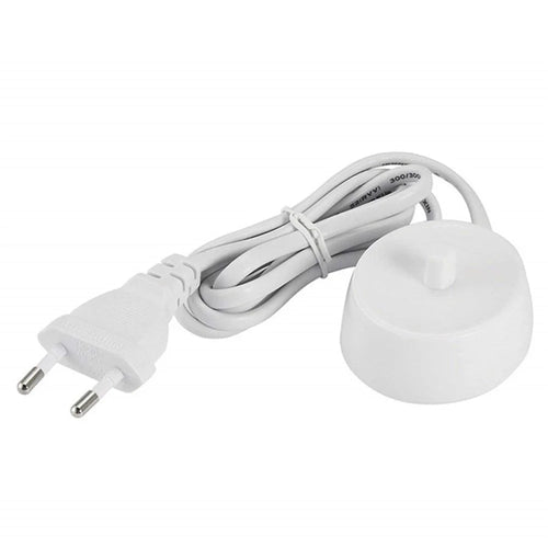 Model 3757 Replacement Electric Toothbrush Charger 110-240V for Braun Oral-B D17 OC18 - White/EU Plug - 1