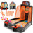 Tabletop Basketball Shooting Game Mini Classic Arcade Desktop Game Basketball Hoop Set - Orange - 4