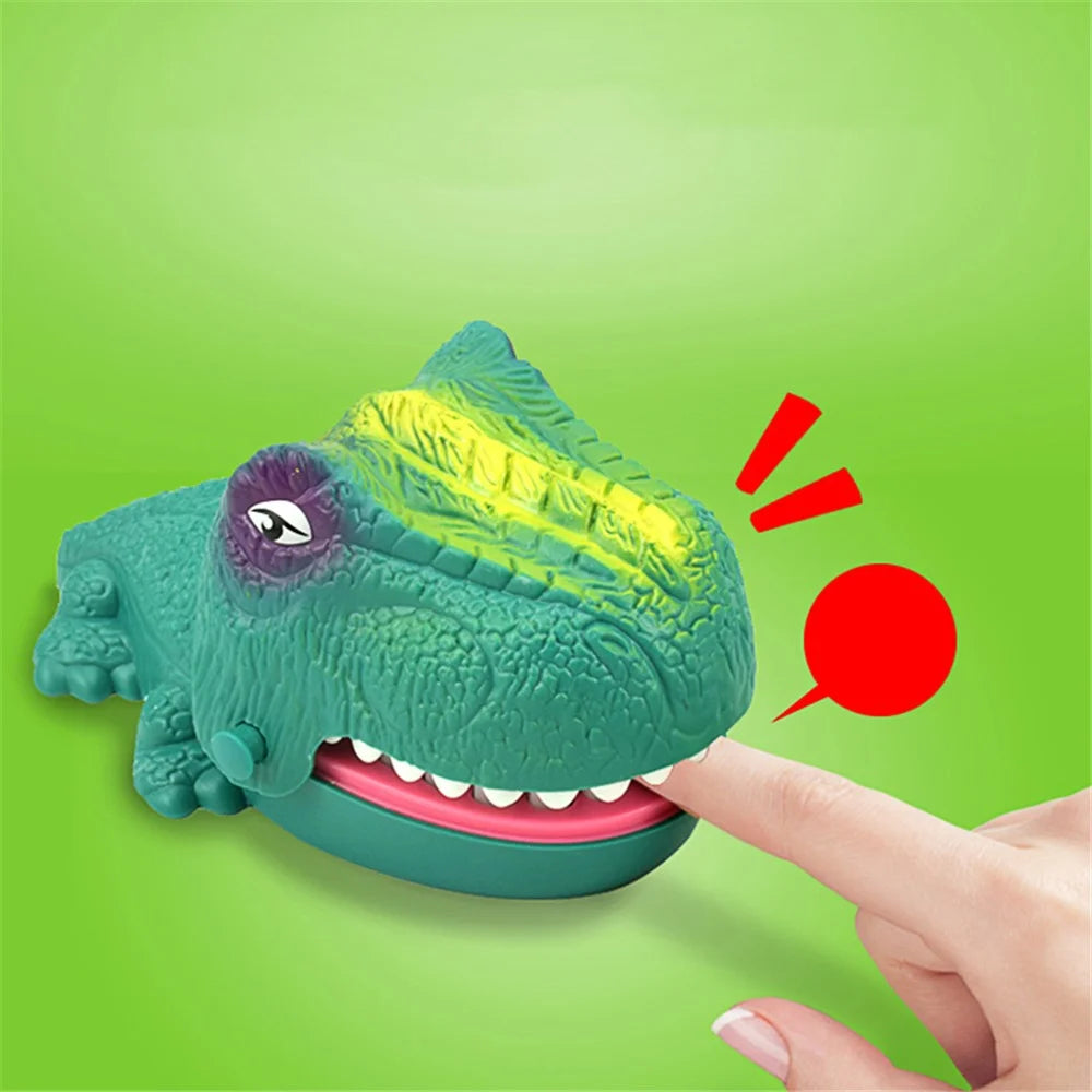 Dinosaur Dentist Bite Finger Toy Funny Tricky Tabletop Game - 3