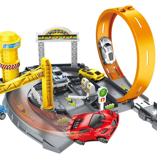 P872-A Parking Lot Track Puzzle Learning Toy for Kids Gifts - 1