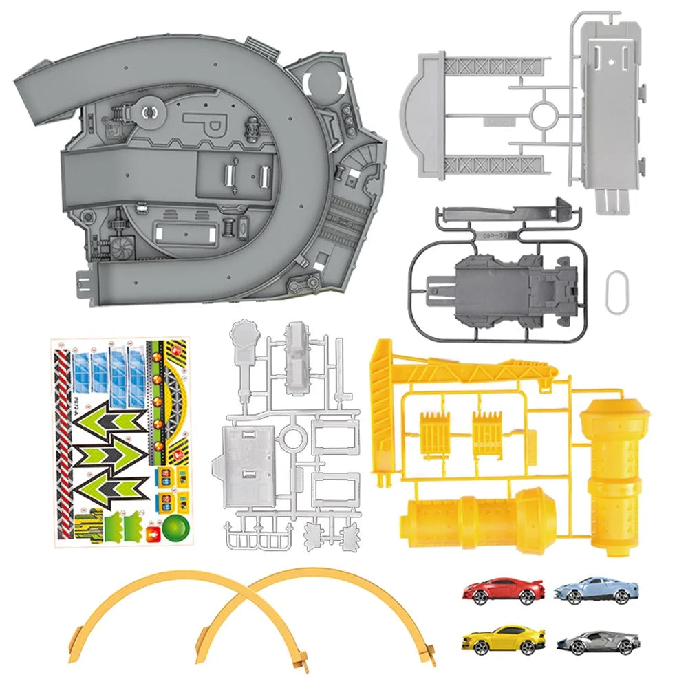 P872-A Parking Lot Track Puzzle Learning Toy for Kids Gifts - 3