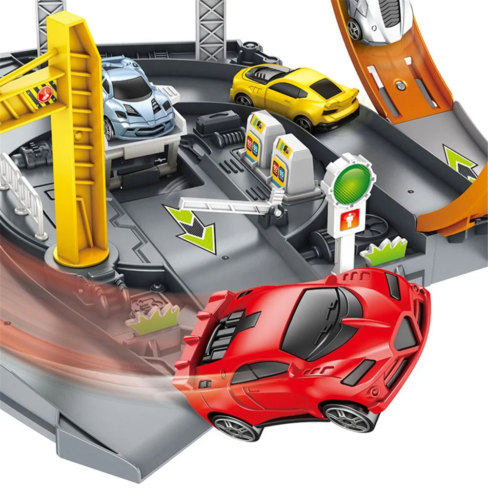P872-A Parking Lot Track Puzzle Learning Toy for Kids Gifts - 5