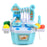 Children Kids Educational Play Set Kitchen Toys Plastics Dollhouse Dining Table - Blue - 1