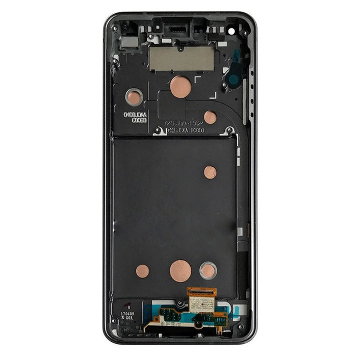 LCD Screen and Digitizer Assembly + Frame Part for LG G6 (Non-OEM Screen Glass Lens, OEM Other Parts) - Black - 2
