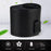 Portable Mini Mobile Air Conditioning Small Fan USB Rechargeable Hanging Waist - Black - 2
