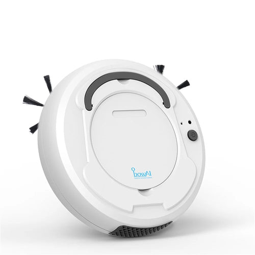OB8 Rechargeable Smart Robot Vacuum Cleaner 3 In 1 Floor Sweeping Household Cleaning Machine - White - 1