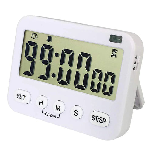 Digital Kitchen Timer Big Digit Count Down & Up Timer Memory Vibration Flashlight Loud Alarm with Magnetic Back - 1