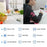 Digital Kitchen Timer Big Digit Count Down & Up Timer Memory Vibration Flashlight Loud Alarm with Magnetic Back - 6