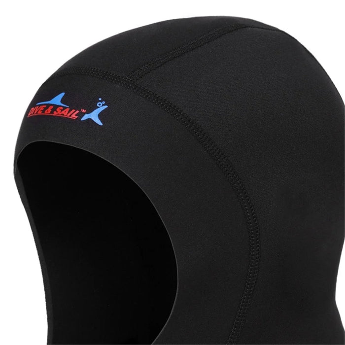 Women Man Neoprene Hat Scuba Diving Cap 1mm with Shoulder Snorkeling Equipment - M - 5