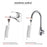 Long Hose Shrinkable Home Kitchen Faucet Splash Head Extension Extender - 4