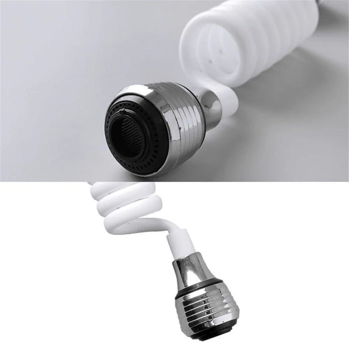 Long Hose Shrinkable Home Kitchen Faucet Splash Head Extension Extender - 6