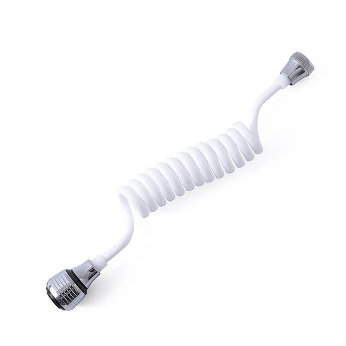 Long Hose Shrinkable Home Kitchen Faucet Splash Head Extension Extender - 7