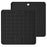 Thickened Silicone Heart-shaped Multi-functional Pad Thermal Insulation Mat - Black - 1