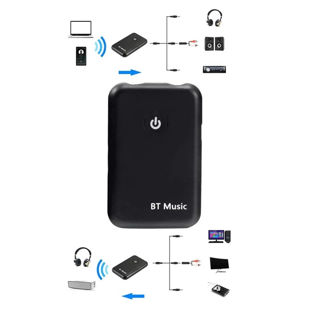 YPF-03 2-in-1 Bluetooth-compatible 4.2 Transmitter Receiver Wireless Audio Adapter Support 3.5mm Audio for TV / Home Stereo / Phone - 5