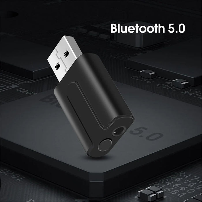2 in 1 Bluetooth-compatible 5.0 Transmitter TV Receiver 3.5mm Aux Audio USB Wireless Adapter for Car PC - 4