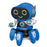 Electric Baby Toy Music Walking Dancing Light Robot - Blue - 1