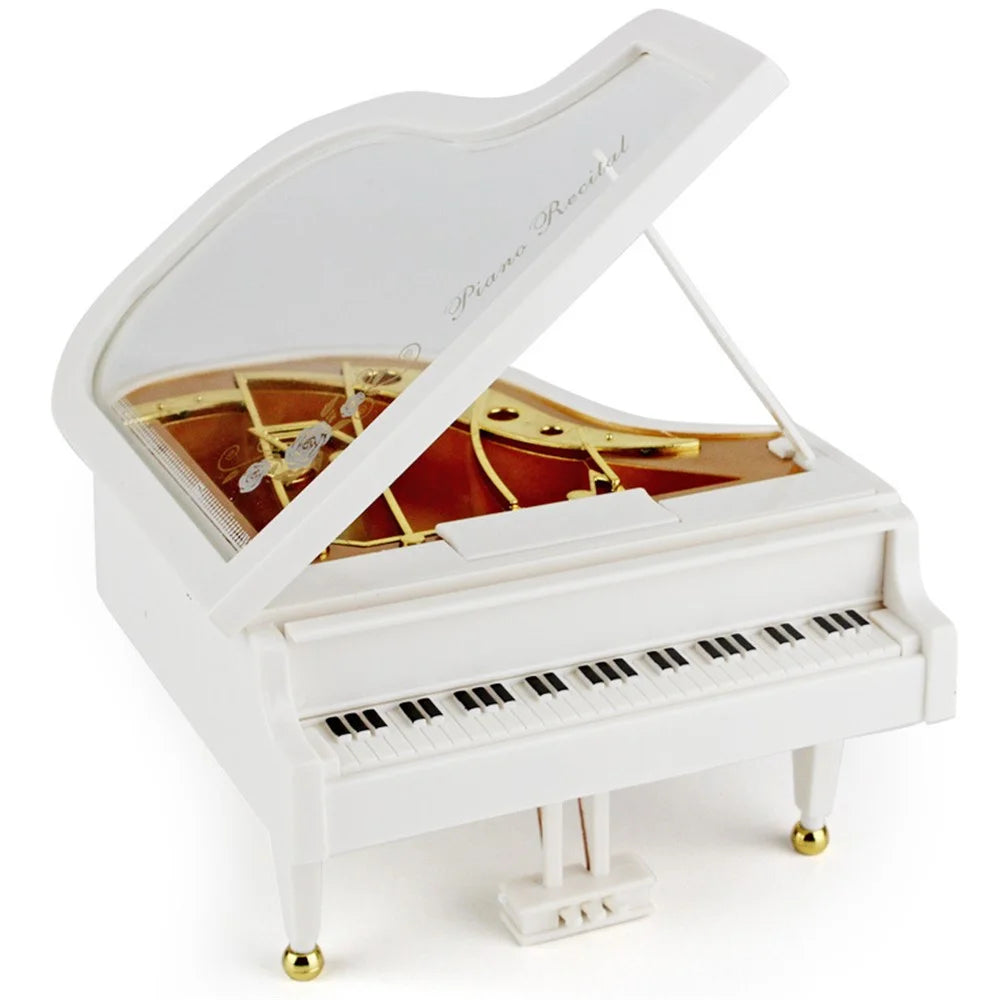 Romantic Piano Music Box Desktop Ornament Crafts for Room Decoration - 1