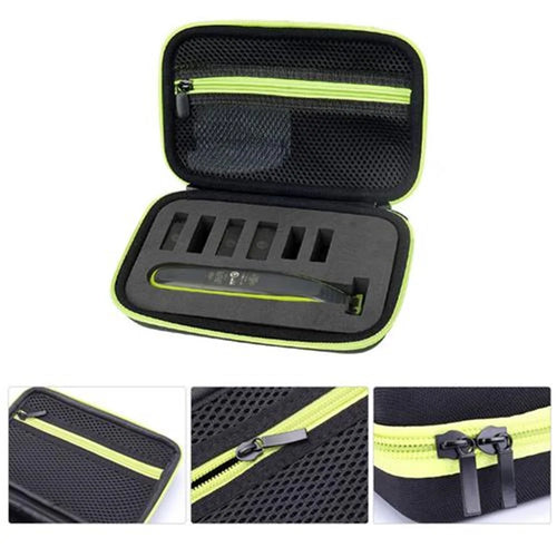 Hard Case Organizer Carrying Bag for Philips Norelco OneBlade Electric Trimmer Shaver QP2520/90/70 - Yellow - 1