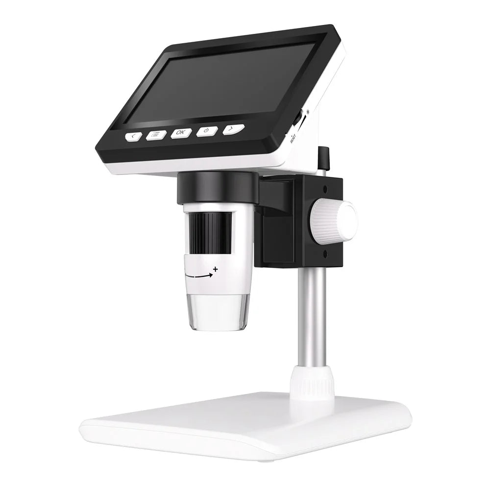 Inskam307 1000X 4.3-inch HD 1080P LCD Digital Microscope Adjustable Desktop Microscope Camera with 8-LED (Support 10 Languages) - 1