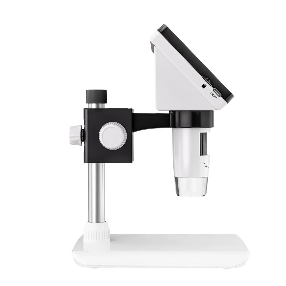 Inskam307 1000X 4.3-inch HD 1080P LCD Digital Microscope Adjustable Desktop Microscope Camera with 8-LED (Support 10 Languages) - 4