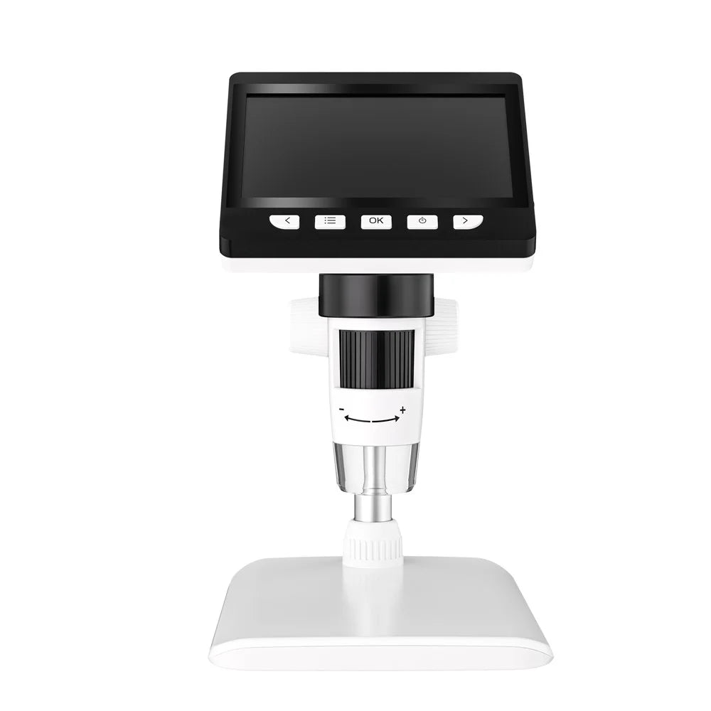Inskam307 1000X 4.3-inch HD 1080P LCD Digital Microscope Adjustable Desktop Microscope Camera with 8-LED (Support 10 Languages) - 5
